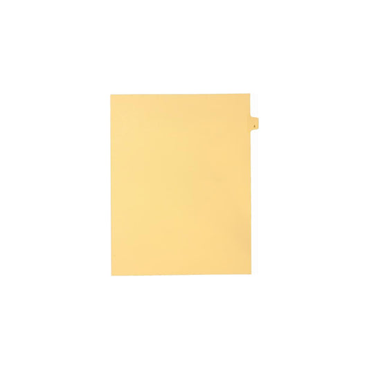 Onglets numériques Sterling Singles, n° 4, chamois, format lettre, coupe 1/25e, paquet de 25