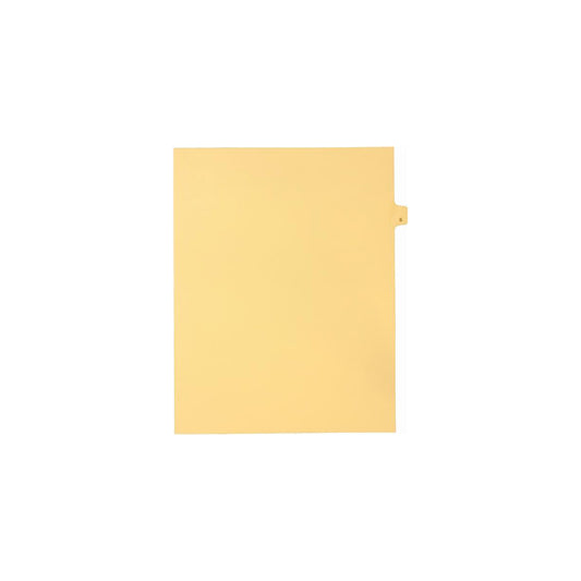 Onglets numériques Sterling Singles, n° 6, chamois, format lettre, coupe 1/25e, paquet de 25
