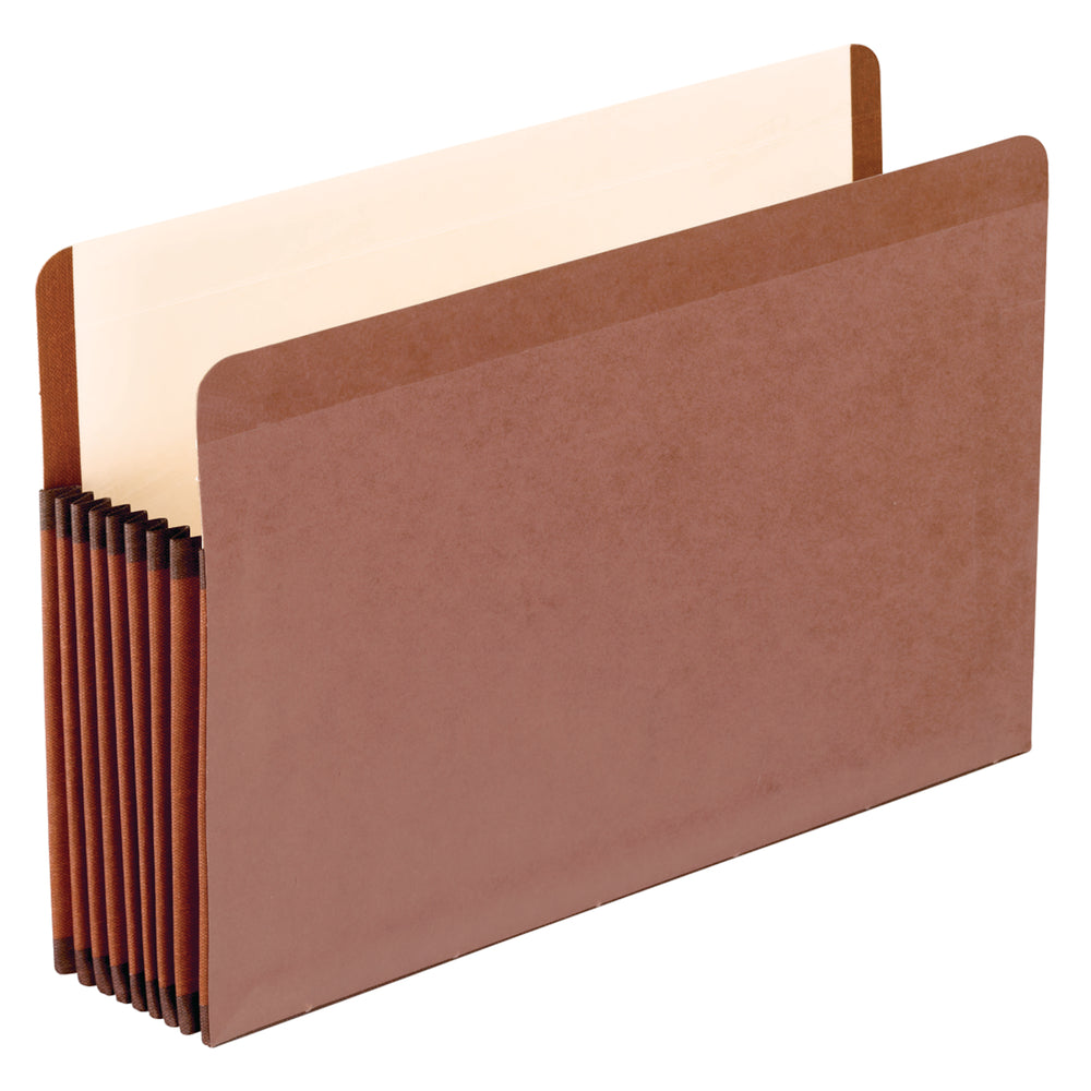 Pochette extensible doublée Pendaflex - 7 po - Format légal - Fibre rouge