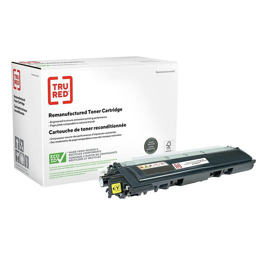 Cartouche de toner reconditionnée TRU RED Brother TN210Y - Rendement standard - Jaune
