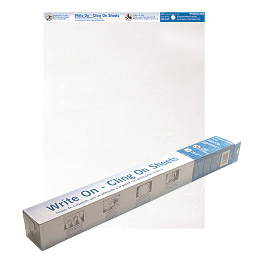 Bloc-notes Blueline à écrire/coller - 27" x 34" - Blanc - 35 feuilles
