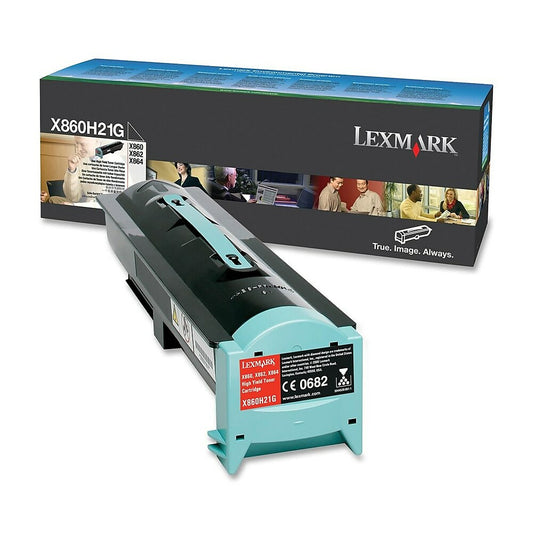 Cartouche de toner Lexmark - Laser - Haut rendement - Noir - (X860H21G)