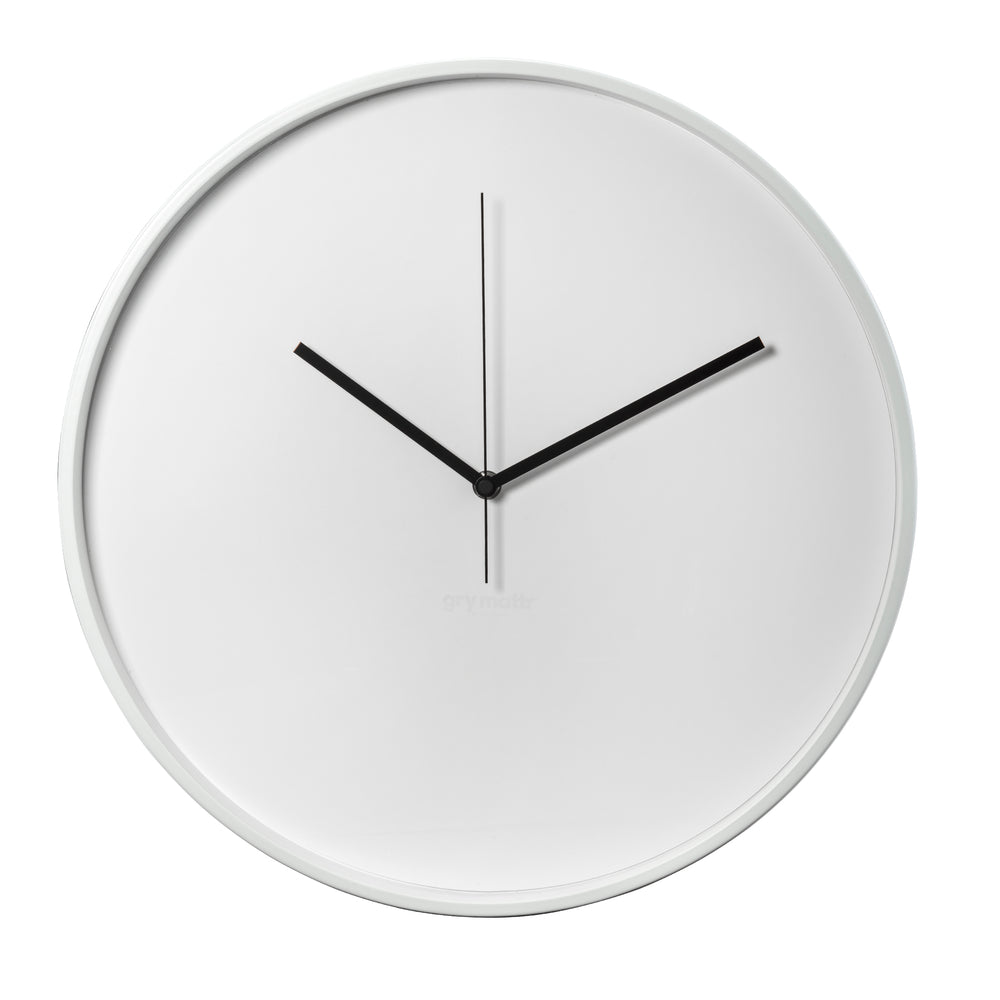 Horloge murale Gry Mattr - Blanc