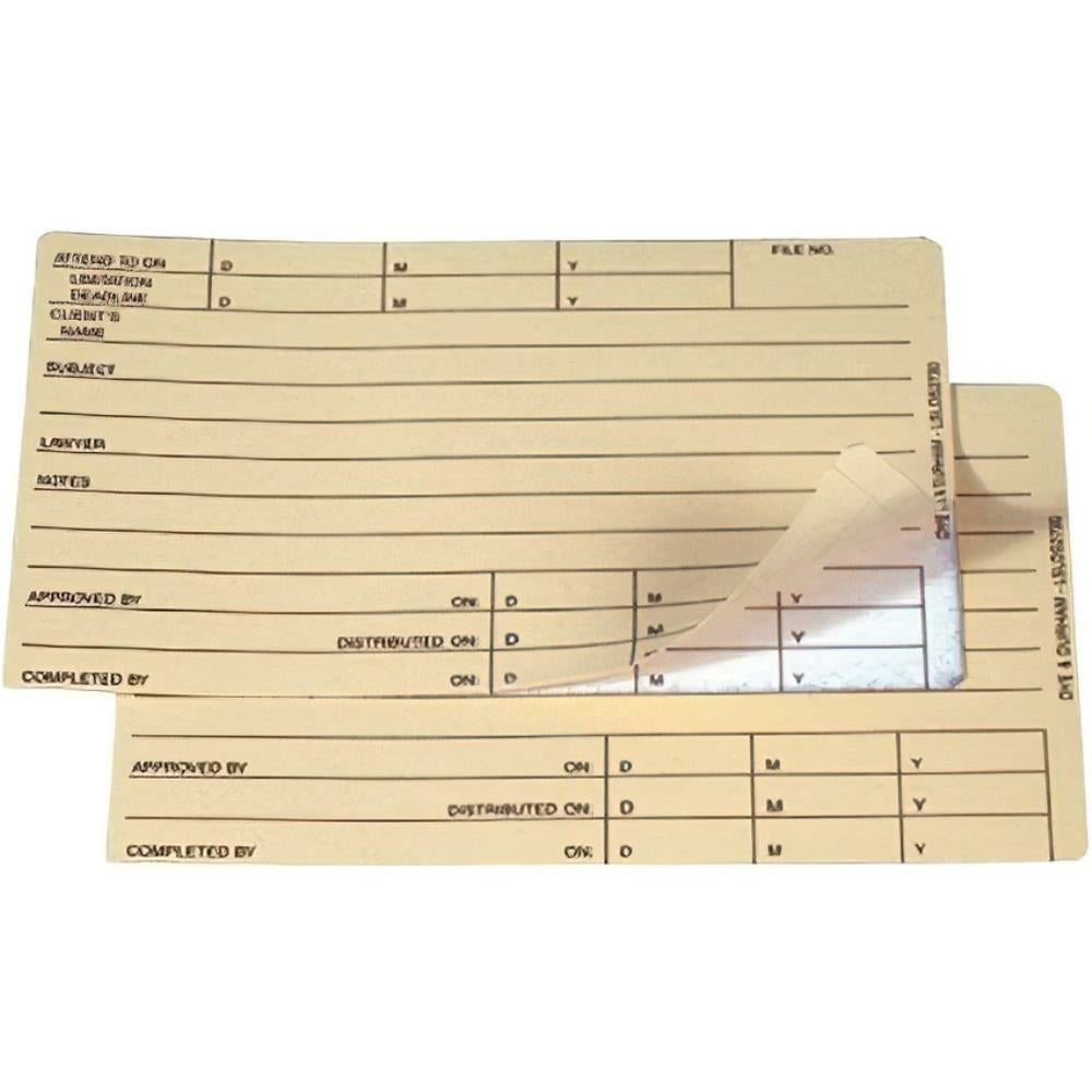 Supreme Limiation Deadline Cards/Tickler System 100/pkg
