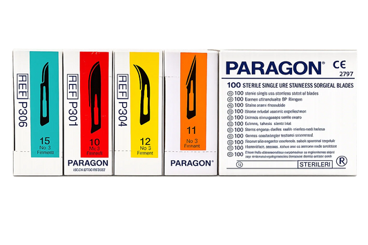 BLADES Sterile Carbon Steel 100/Bx Paragon (MEDICOM)