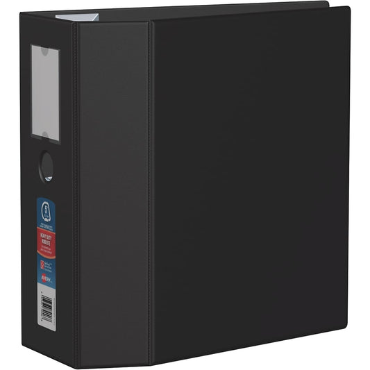 Classeur robuste Avery, anneaux en D verrouillables One Touch, 5 po, noir (79996)