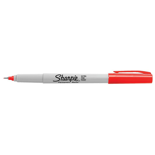 Marqueurs permanents Sharpie - Pointe ultra-fine - Rouge