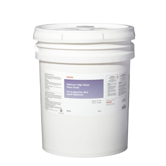 Staples Optimum High Gloss Floor Finish - 18.9 L