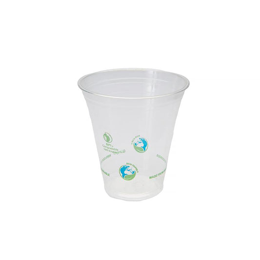 Eco-Packaging Clear Cold Cup - Compostable - 12 oz. - 1000 Pack
