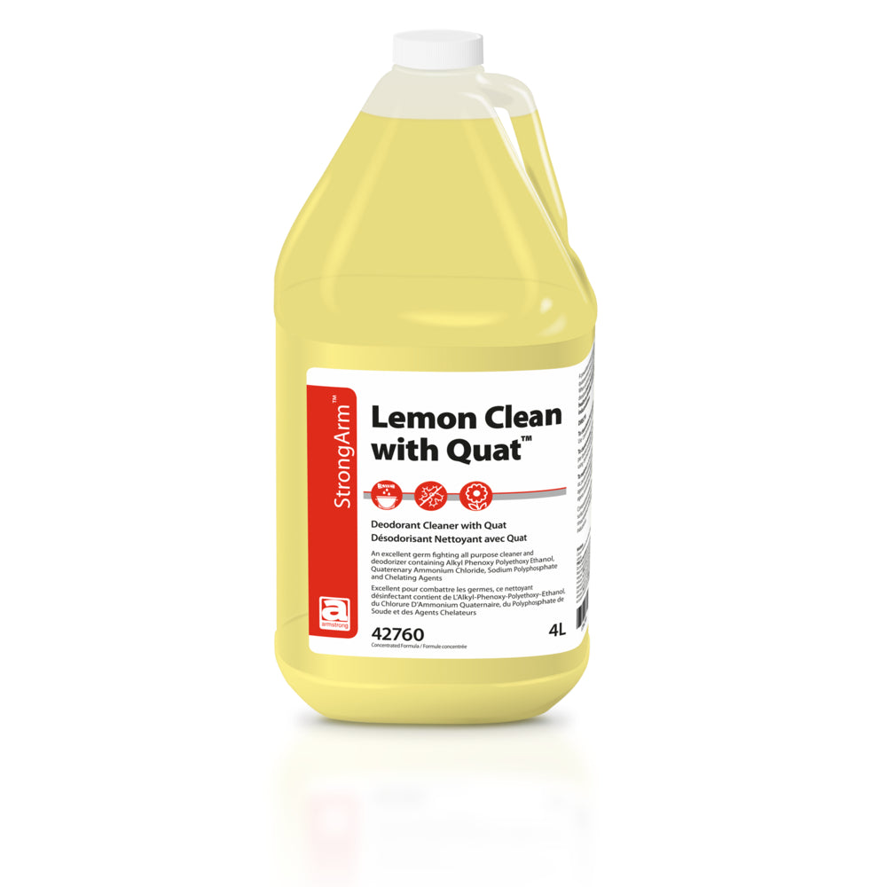 StrongArm Lemon Clean avec quaternaire - 4 litres
