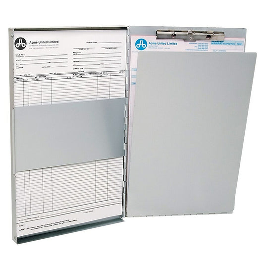Porte-feuilles en aluminium à charnière latérale Westcott de format légal