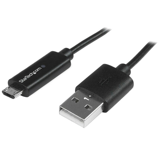 StarTech Micro-USB Cable with LED Charging Light - M/M - 3'