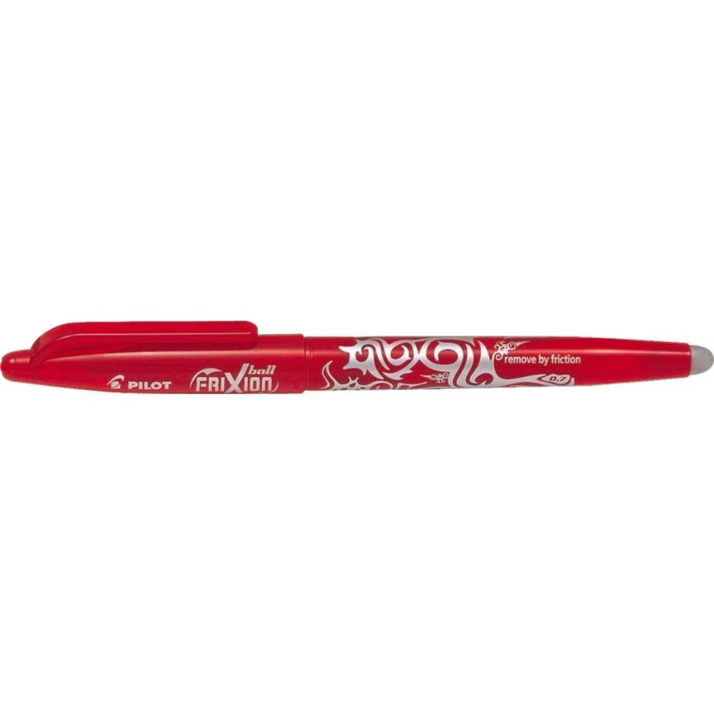 Pilot Frixion Ball Erasable Gel Pen. 0,7 mm. Red. 12/box
