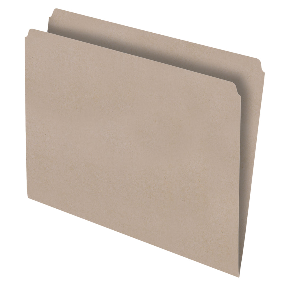 Chemises à onglets droits Oxford Natural Sand - Format lettre - Paquet de 100