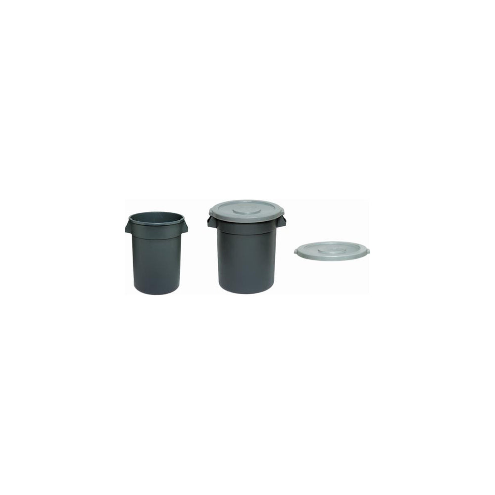 Continental Huskee Round Receptacle Lid for 32 Gallon - Grey