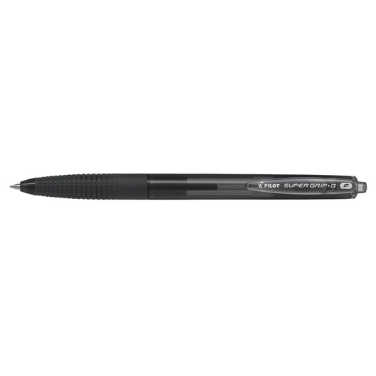 Pilot Super Grip G Retractable Ballpoint Pen - Fine Point - Black