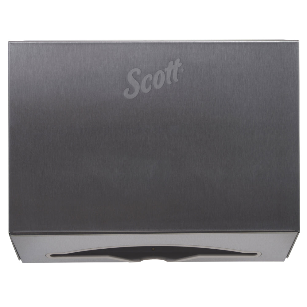 Scott Scottfold Folded Towel Dispenser - 10.63" x 9.0" x 4.75" - Stainless Steel
