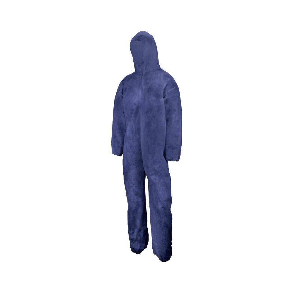 Wasip Heavy-Duty Disposable Polypropylene Coveralls - Blue - XL