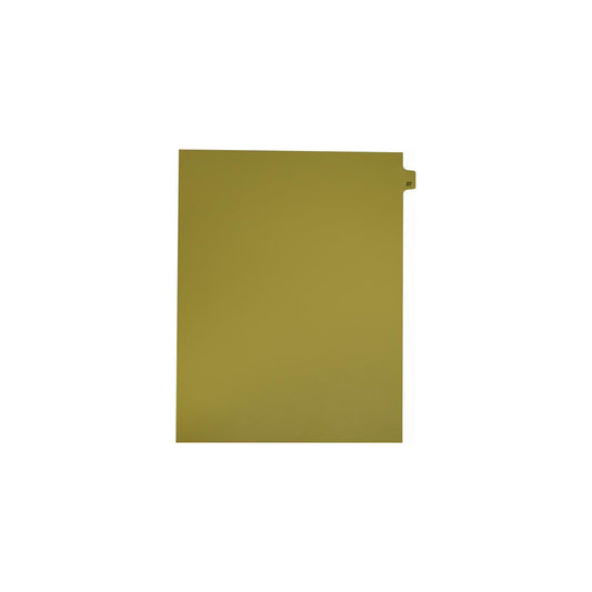 Onglets numériques Sterling, n° 27, chamois, format lettre, coupe 1/25e, paquet de 25 (30714027)