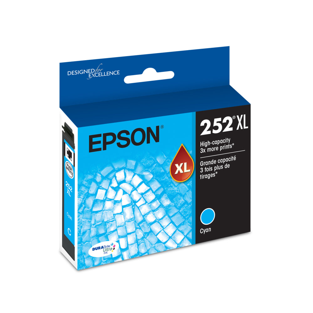 Cartouche d'encre Epson T252 - Haute capacité - Cyan
