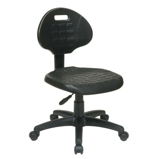 Worksmart Task Chair black polyurethane