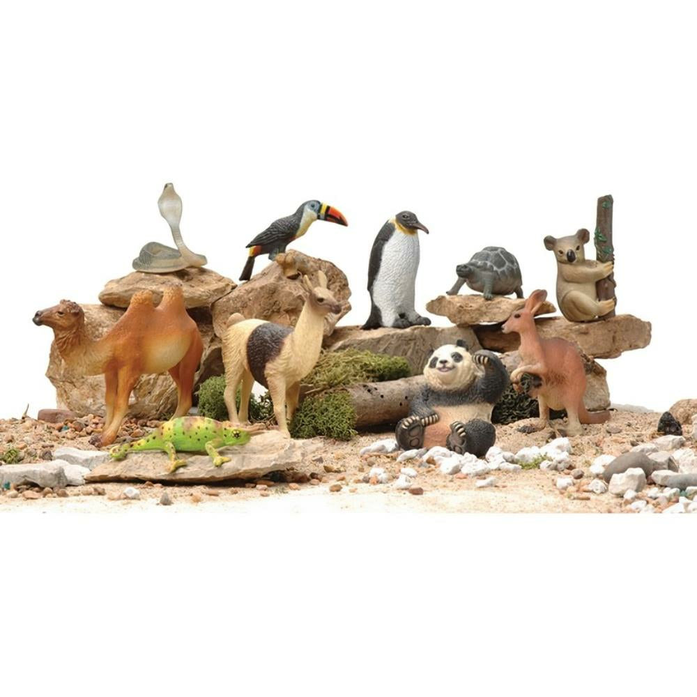 Jouets constructifs Animaux du monde