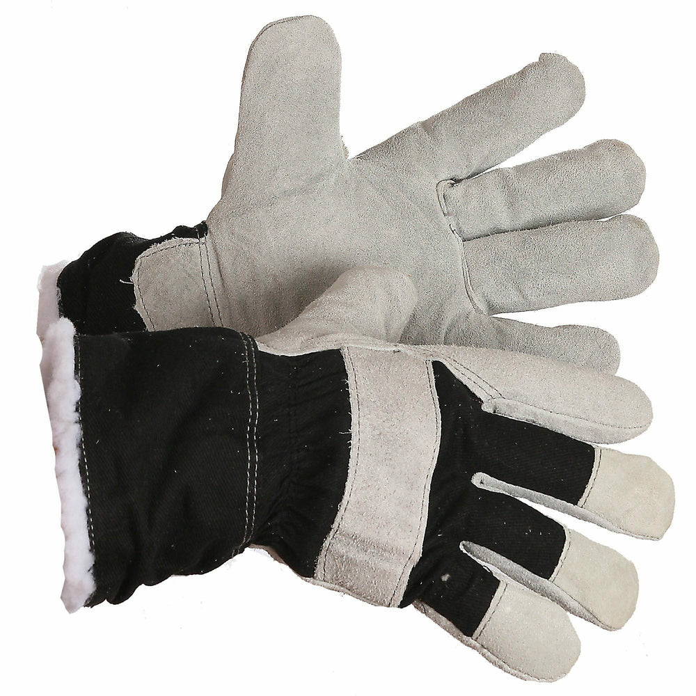 Forcefield Cowhide Split Leather Gloves - Large