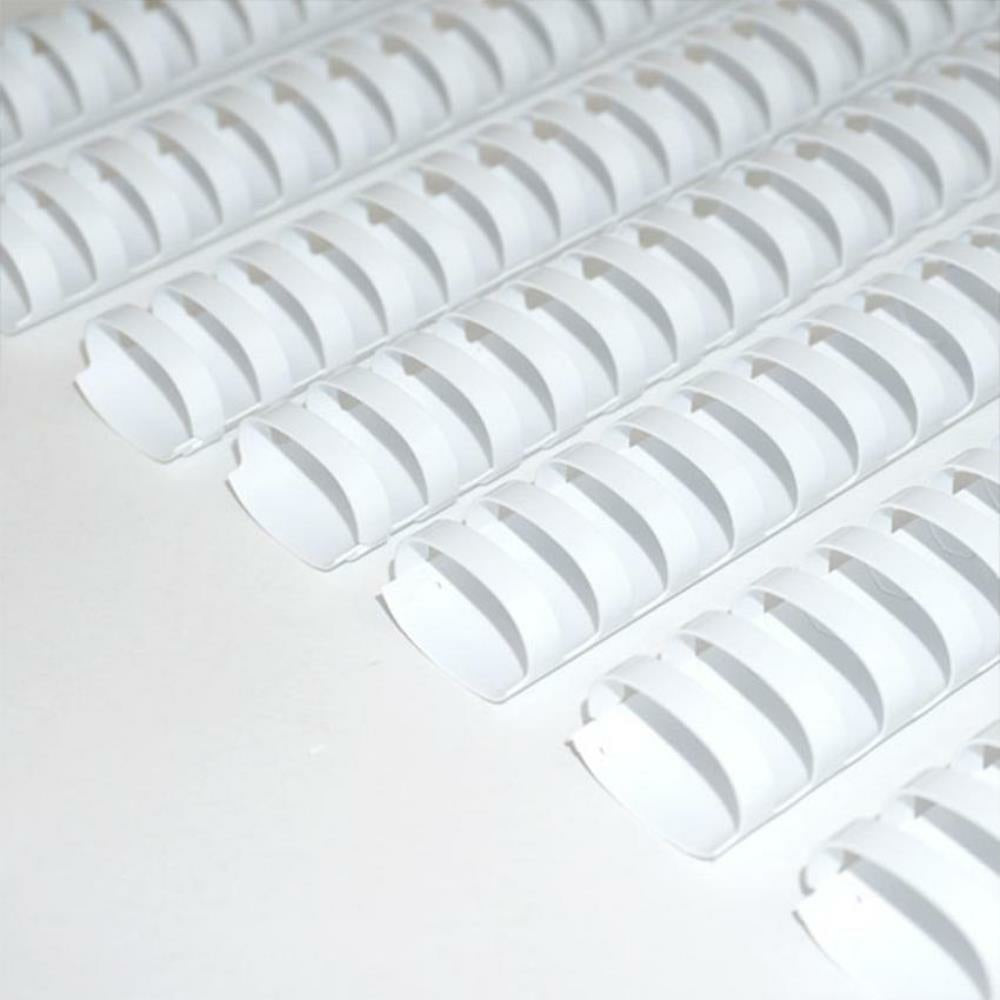 NXP Binding Combs - 1-1/4" - White - 50 Pack