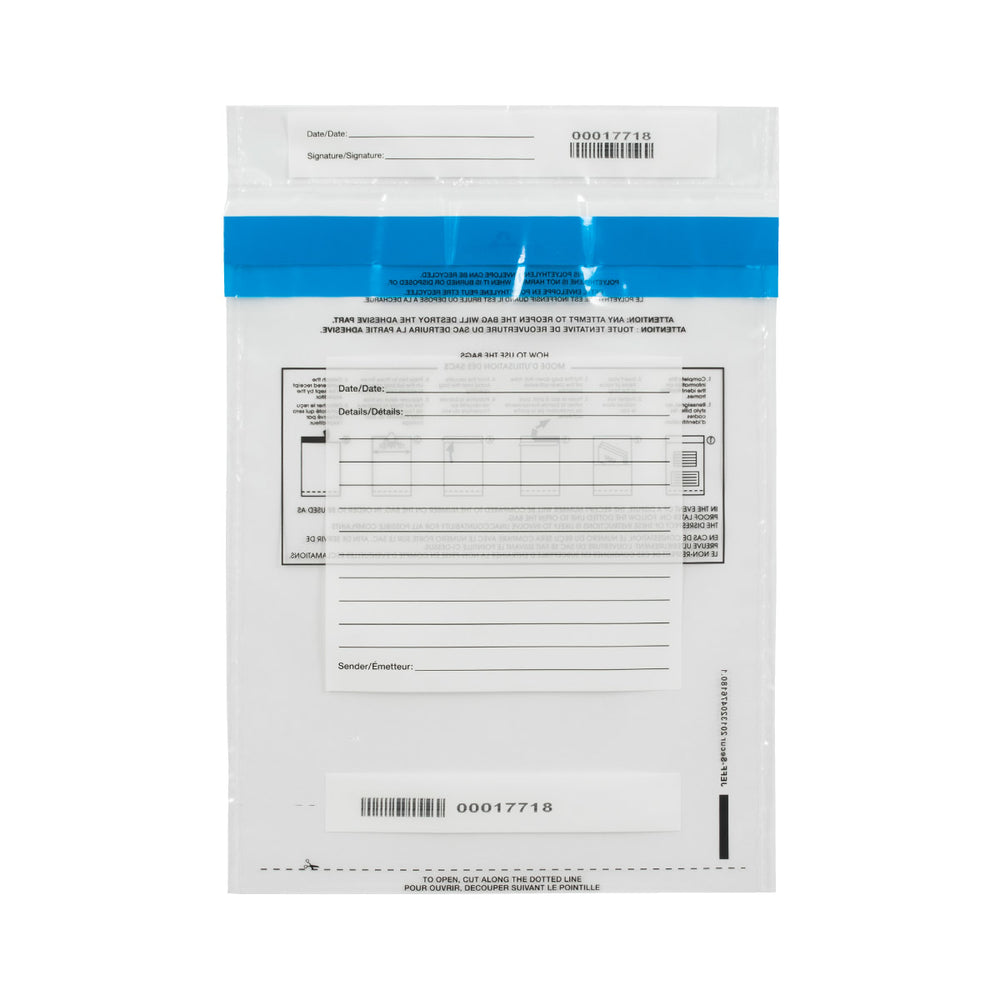 Merangue Tamperproof Deposit Bags, 50 Pack