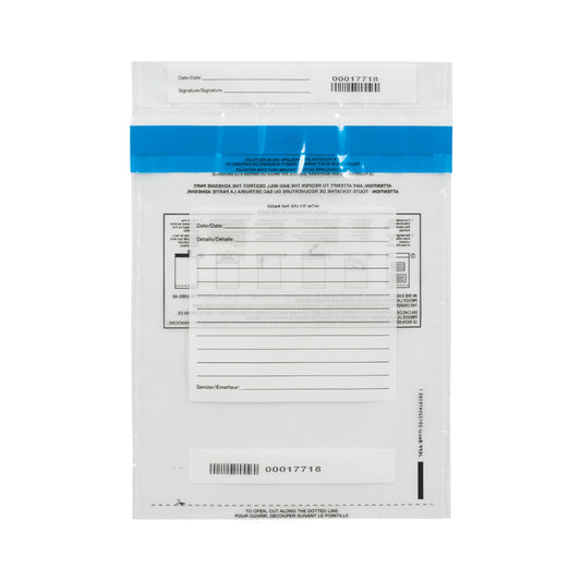 Merangue Tamperproof Deposit Bags, 50 Pack