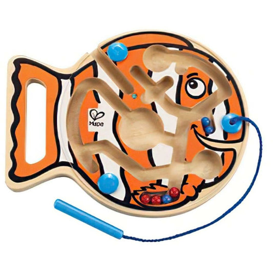 Labyrinthe magnétique Hape GO-FISH-GO, 19,5 x 15,6 x 2,1 cm