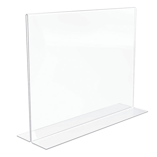 Porte-affiche double face Deflecto Classic Image - Paysage - 28 cm (l) x 21,5 cm (h) - Transparent