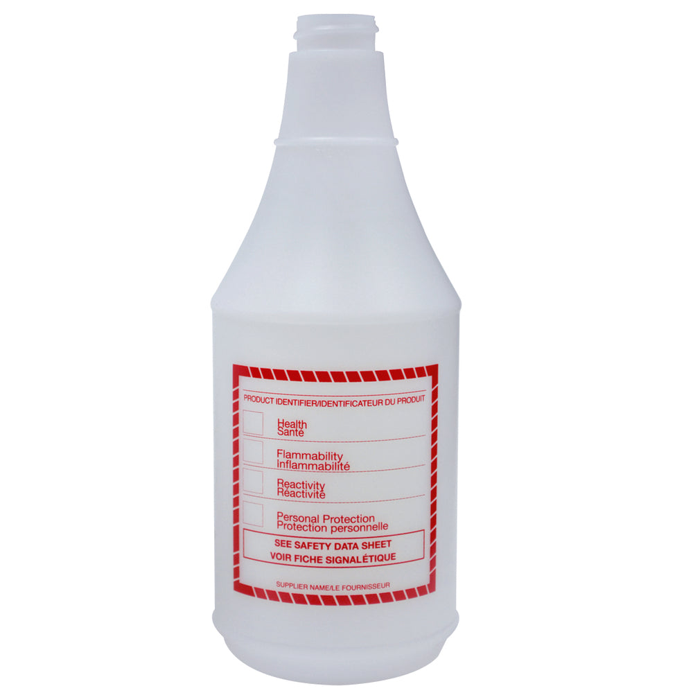Flacon pulvérisateur (bouteille seulement) - SIMDUT - 24 oz