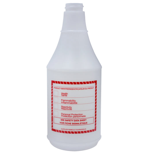 Flacon pulvérisateur (bouteille seulement) - SIMDUT - 24 oz