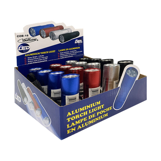 Lampe de poche - LED - Batterie incluse