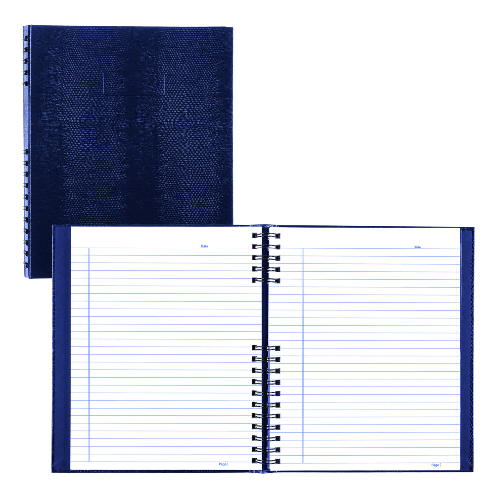 Carnet ligné Blueline NotePro - 10-3/4" L x 8-1/2" l - Bleu indigo - 300 pages