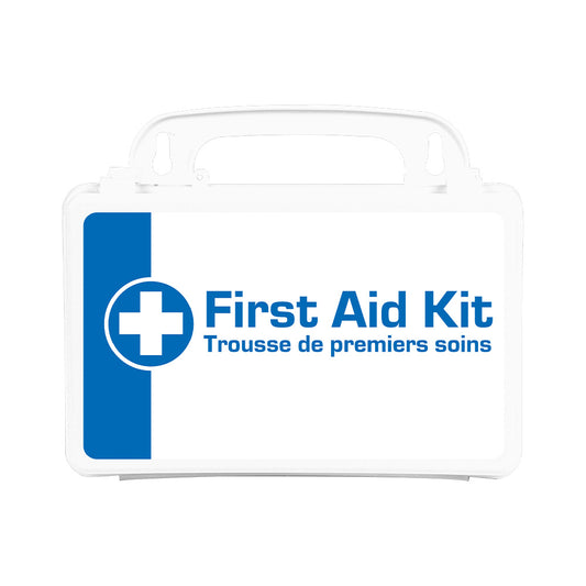 Trousse de premiers secours en plastique Wasip P10 - Blanc - 20,3 x 12,7 x 7,6 cm