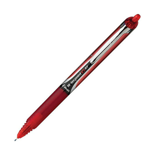 Stylo roller Pilot Hi-Tecpoint - Grip - Rétractable - V5 - Rouge