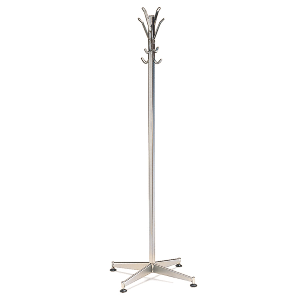 Portemanteau Global 60"H - 8 têtes - Métal - Chrome