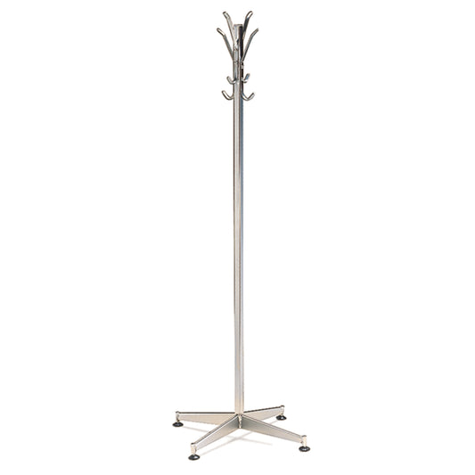 Portemanteau Global 60"H - 8 têtes - Métal - Chrome