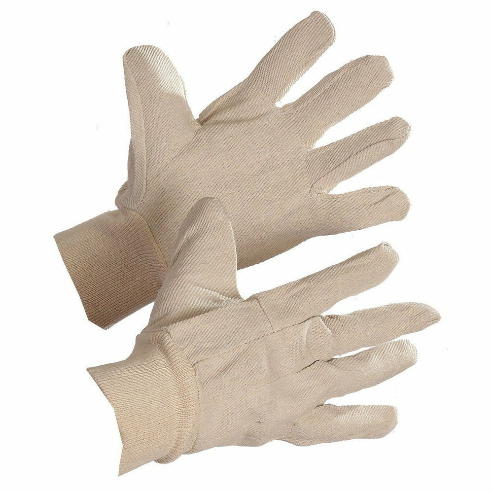 Forcefield Men's Cotton Work Glove with Knitwrist - One Size