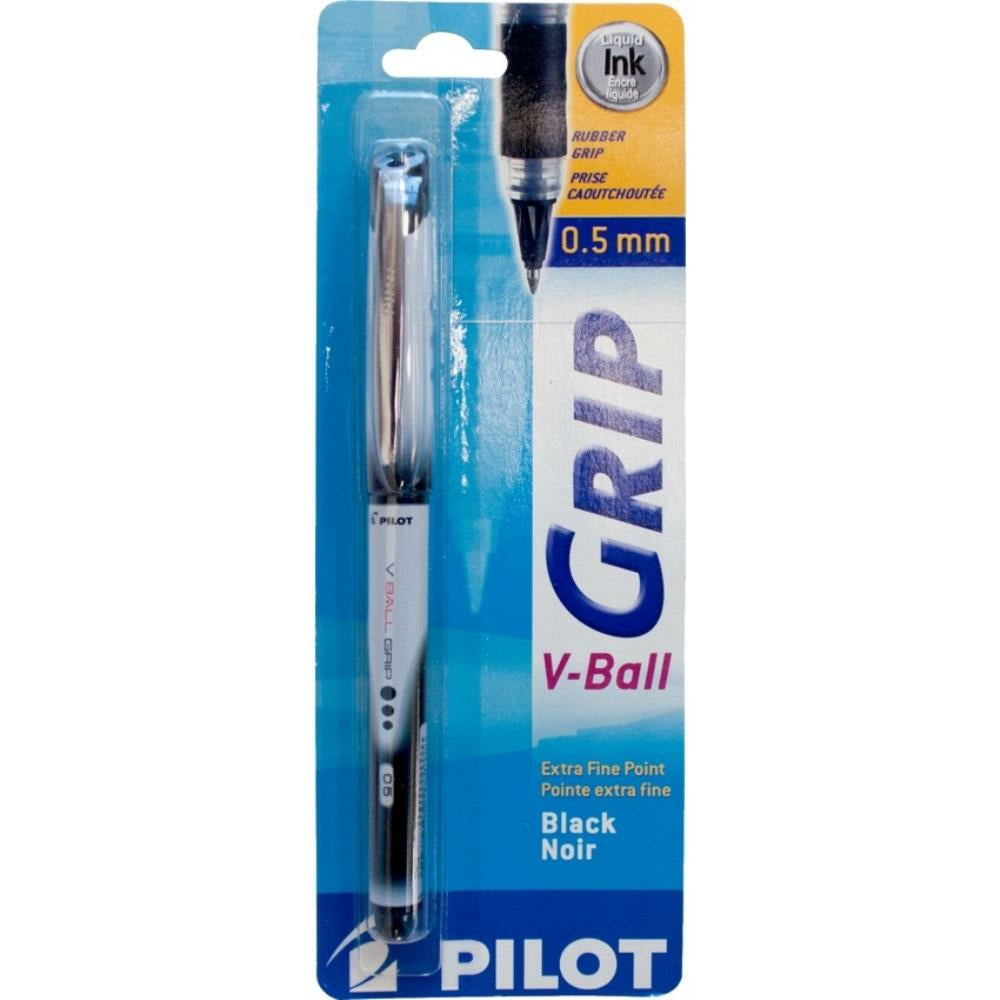 Pilot VBall Grip Roller Pen. 0,7 mm. Black. 12/bte