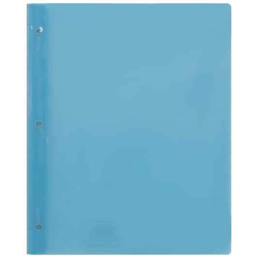 Winnable 3-Prong Poly Report with Tangs - Light Blue