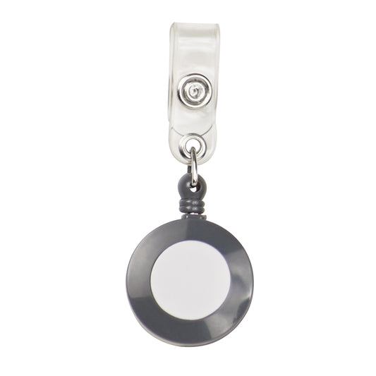 Porte-badge rétractable GBC - Gris
