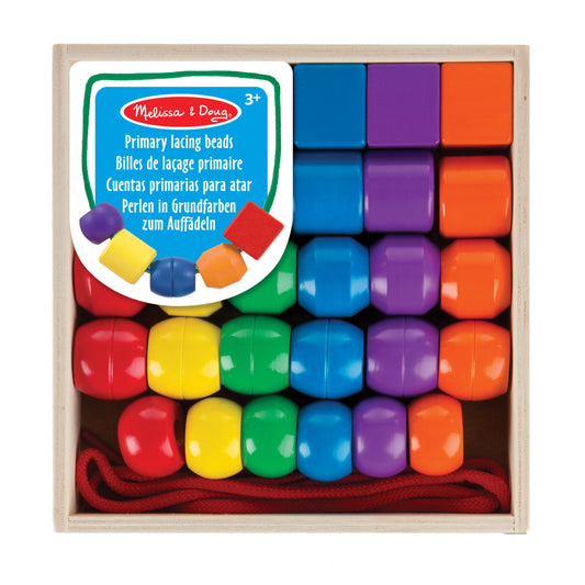 Melissa & Doug Primary Lacing Beads