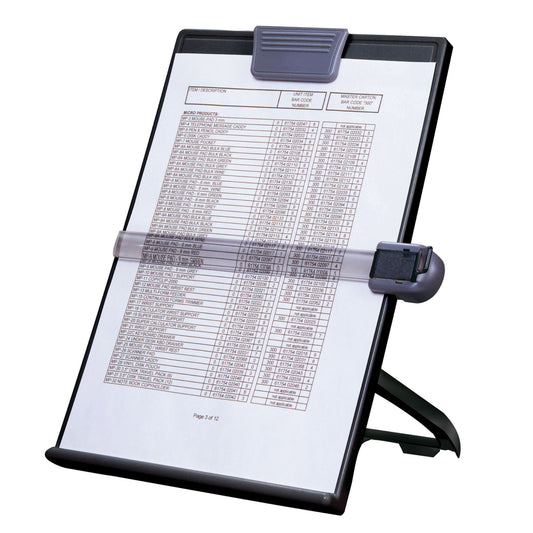 Chevalet porte-copies DAC EH-17004-BLK, format lettre, noir