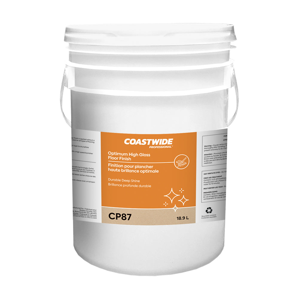 Coastwide Professional CP87 Optimum High Gloss Floor Finish - 18.9 L