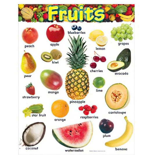 TREND Fruits Learning Chart
