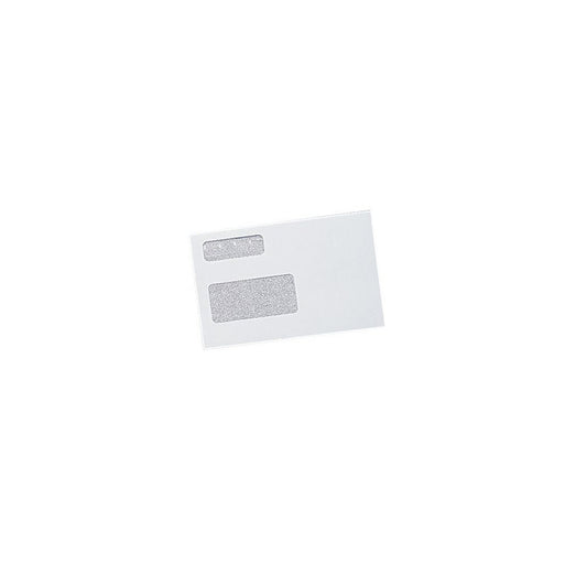 Supremex T4 Tax Slip Double Window Envelopes - 24 lbs. - 5 3/4" x 9" - White - 500 Pack