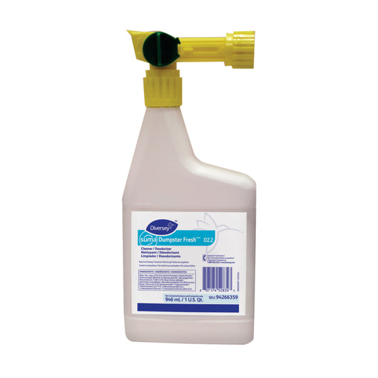 Diversey Suma Dumpster Fresh - 946 ml - Paquet de 4